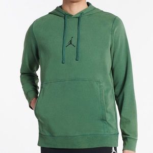 Nike Air Jordan Fleece Hoodie “Center Logo” Green Men’s Sz Medium NWT DA9860-333